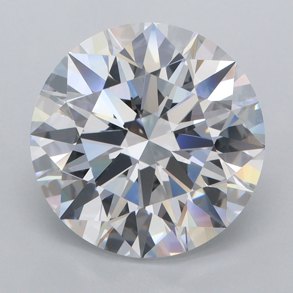 4.44 Carat Round Shaped, Ideal Cut, E Color, FL Clarity, IGI Certified Lab Grown Diamond