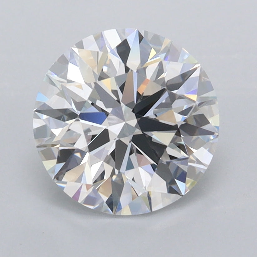 1.97 Carat Round Shaped, Ideal Cut, D Color, FL Clarity, IGI Certified Lab Grown Diamond