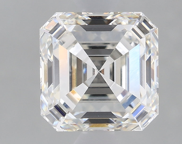 1.76 Carat Asscher Shaped, Excellent Cut, G Color, VVS2 Clarity, IGI Certified Lab Grown Diamond