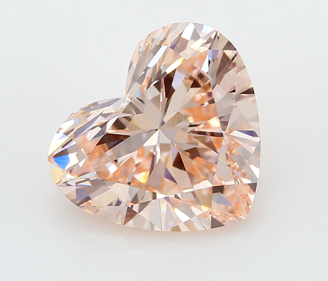 5.02 Carat Heart Shaped, Very Good Cut, VVS1 Clarity, IGI Certified Lab Grown Diamond