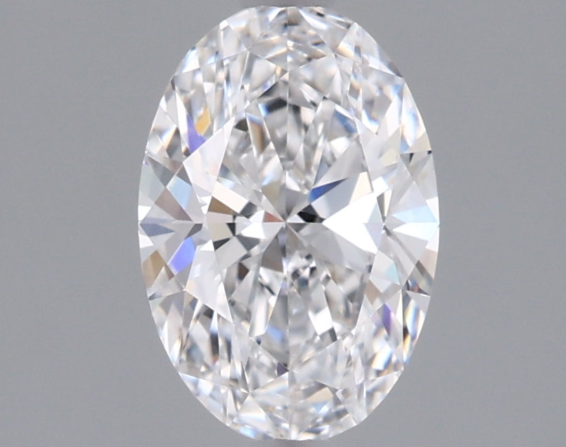 1.07 Carat Oval Shaped, Ideal Cut, D Color, VVS2 Clarity, IGI Certified Lab Grown Diamond