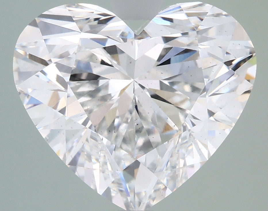 5.05 Carat Heart Shaped, Ideal Cut, D Color, VS2 Clarity, IGI Certified Lab Grown Diamond