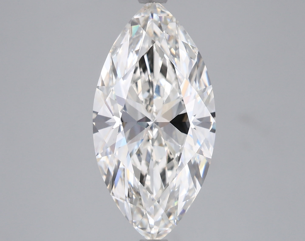 3.59 Carat Marquise Shaped, Ideal Cut, G Color, VVS2 Clarity, IGI Certified Lab Grown Diamond