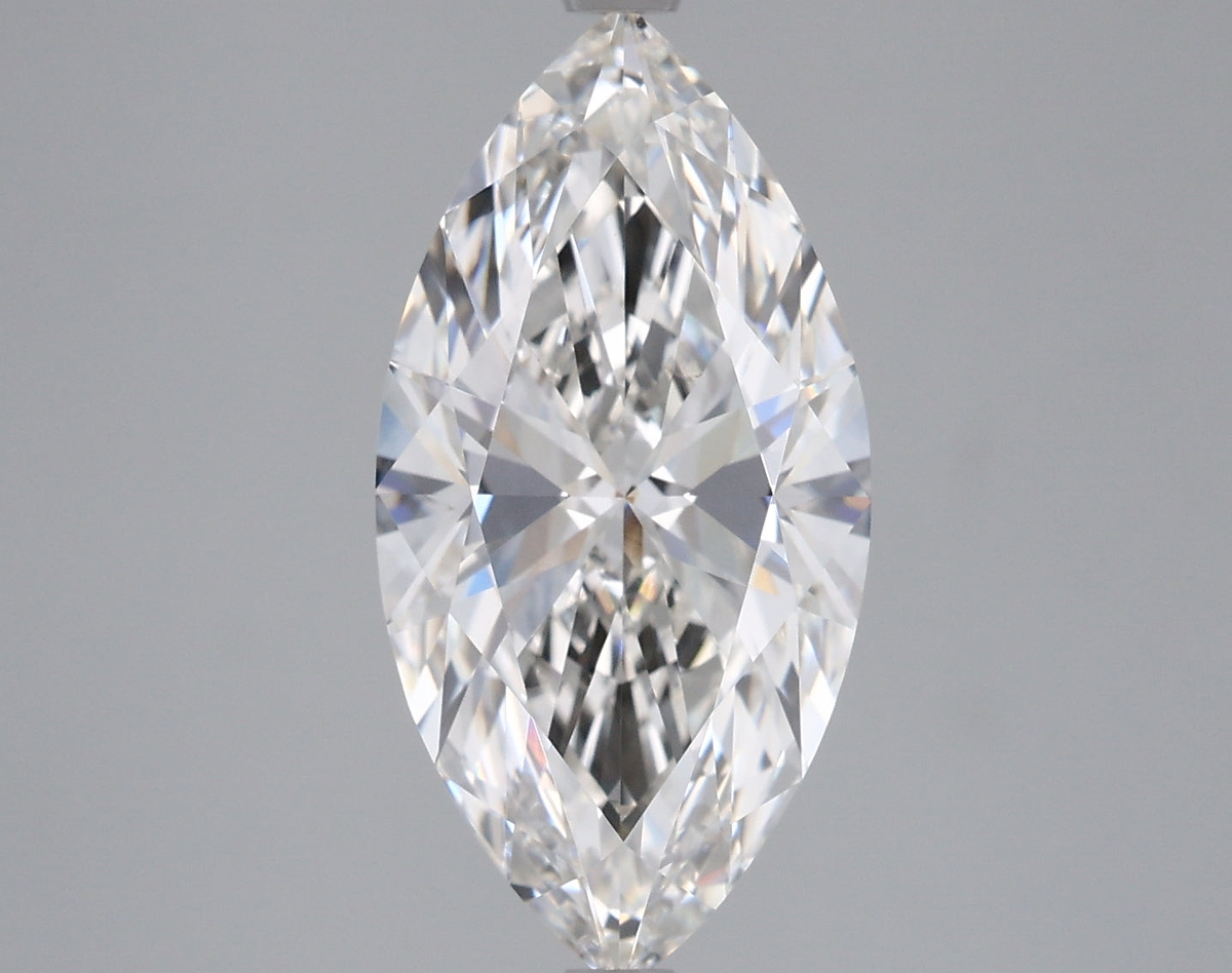 3.54 Carat Marquise Shaped, Ideal Cut, G Color, VVS2 Clarity, IGI Certified Lab Grown Diamond