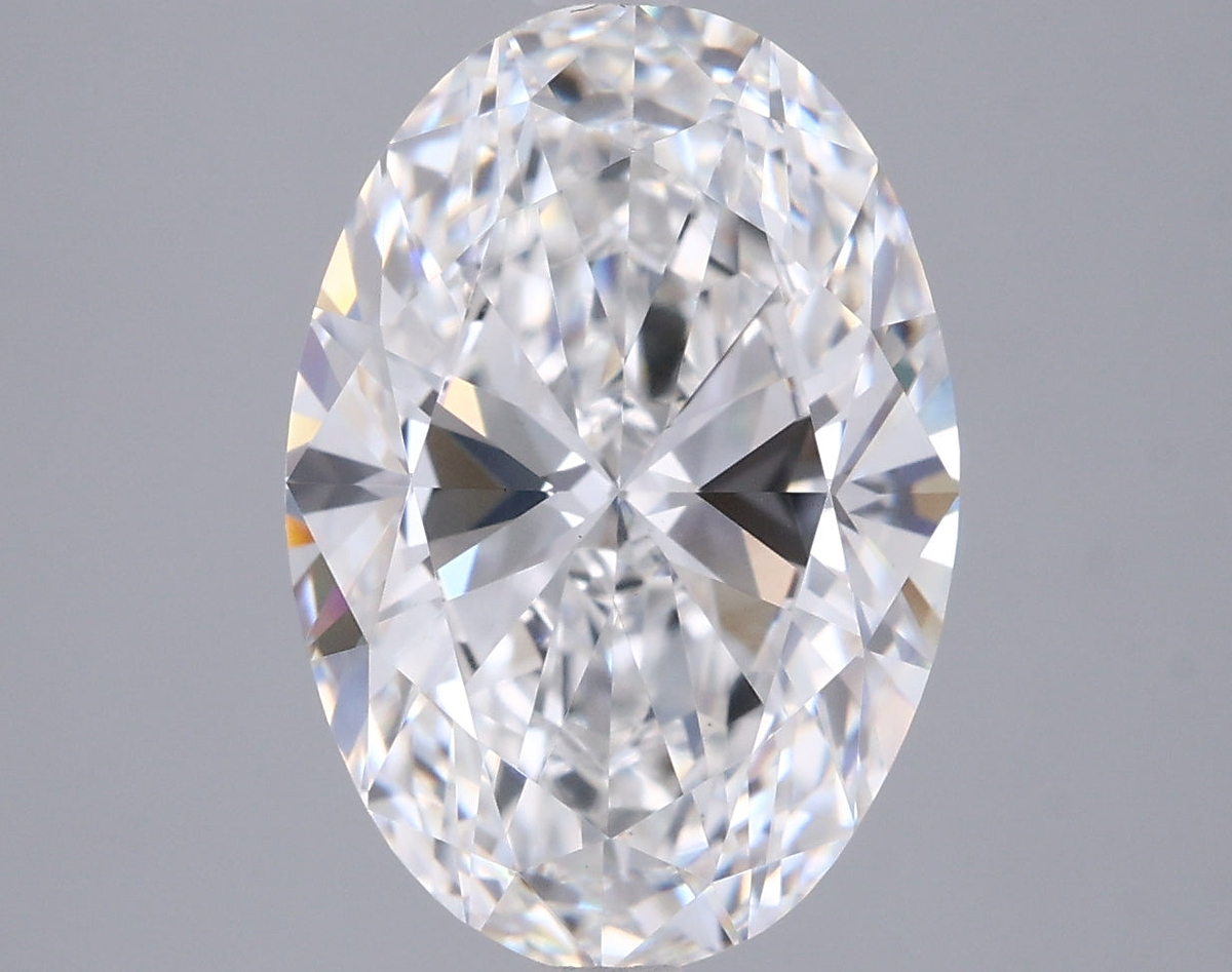 3.51 Carat Oval Shaped, Ideal Cut, D Color, VS1 Clarity, IGI Certified Lab Grown Diamond