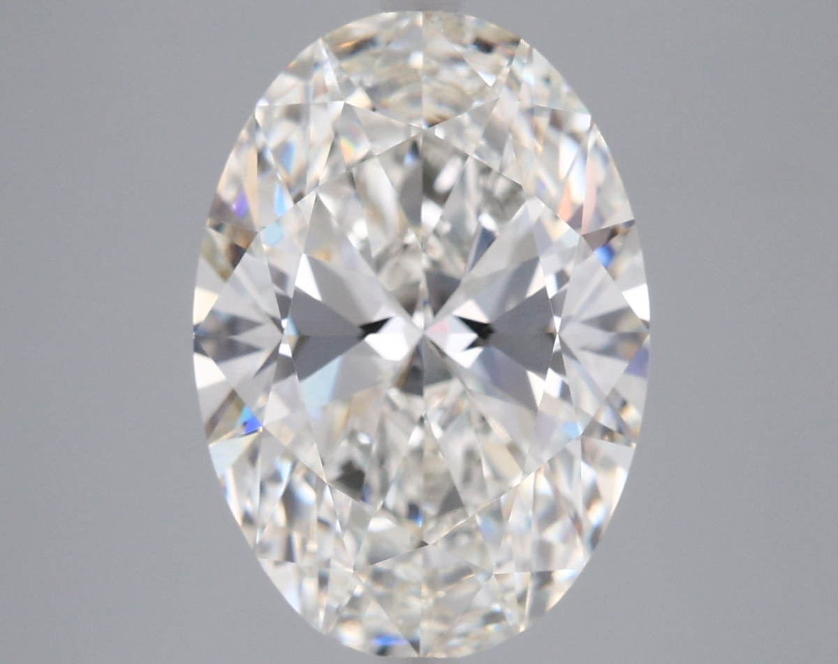 5.05 Carat Oval Shaped, Ideal Cut, G Color, VVS2 Clarity, IGI Certified Lab Grown Diamond
