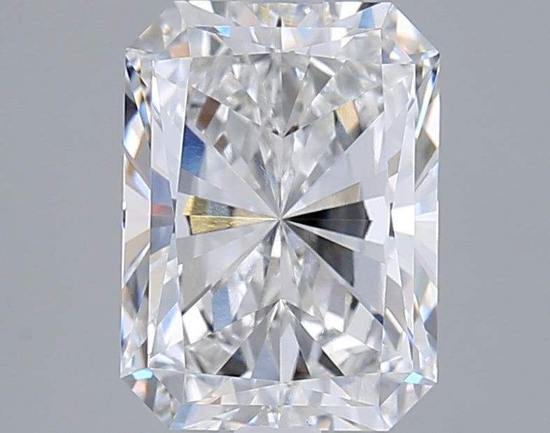 3.01 Carat Radiant Shaped, Ideal Cut, E Color, VVS2 Clarity, IGI Certified Lab Grown Diamond