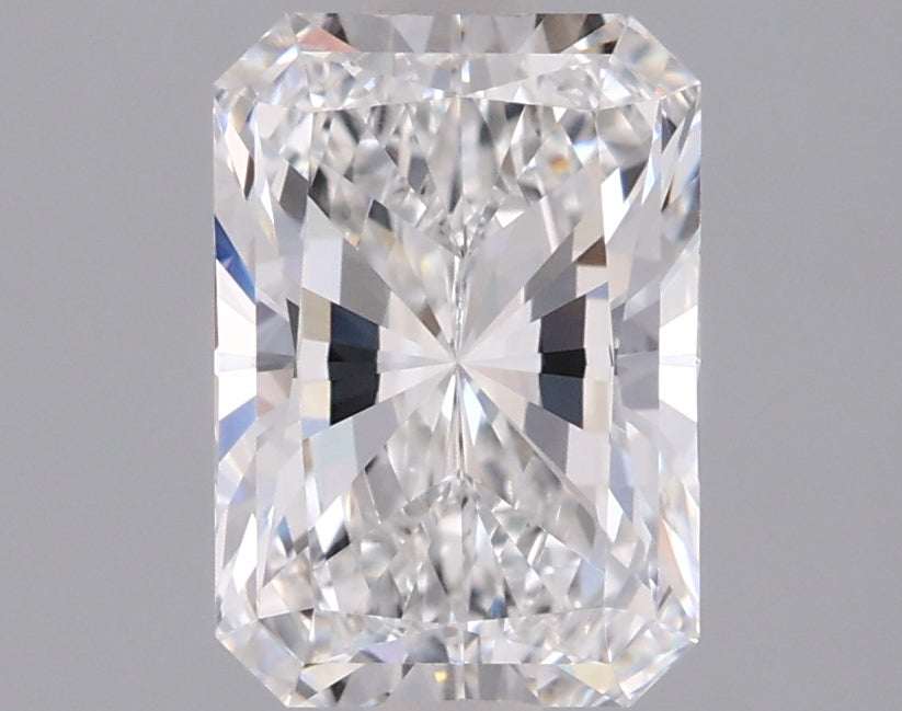 1.49 Carat Radiant Shaped, Ideal Cut, E Color, VVS2 Clarity, IGI Certified Lab Grown Diamond