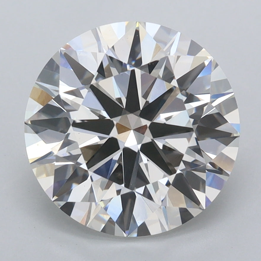3.51 Carat Round Shaped, Ideal Cut, F Color, VVS2 Clarity, IGI Certified Lab Grown Diamond
