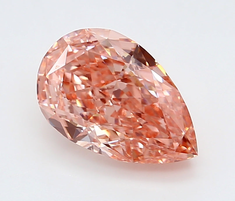 2.07 Carat Pear Shaped, Ideal Cut, VVS2 Clarity, IGI Certified Lab Grown Diamond