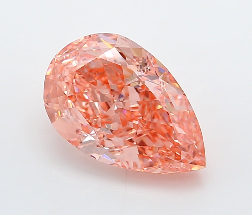 2.07 Carat Pear Shaped, Ideal Cut, VVS2 Clarity, IGI Certified Lab Grown Diamond