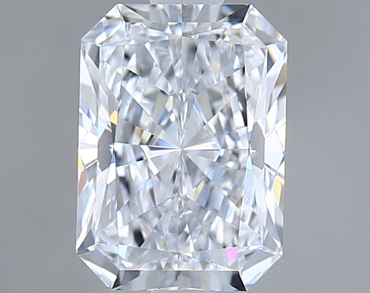 1.52 Carat Radiant Shaped, Ideal Cut, E Color, IF Clarity, IGI Certified Lab Grown Diamond