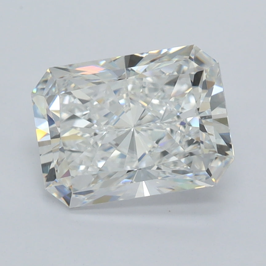 2.03 Carat Radiant Shaped, Ideal Cut, D Color, VVS1 Clarity, IGI Certified Lab Grown Diamond