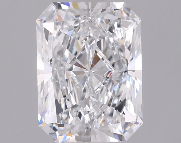 1.52 Carat Radiant Shaped, Excellent Cut, D Color, VVS2 Clarity, IGI Certified Lab Grown Diamond