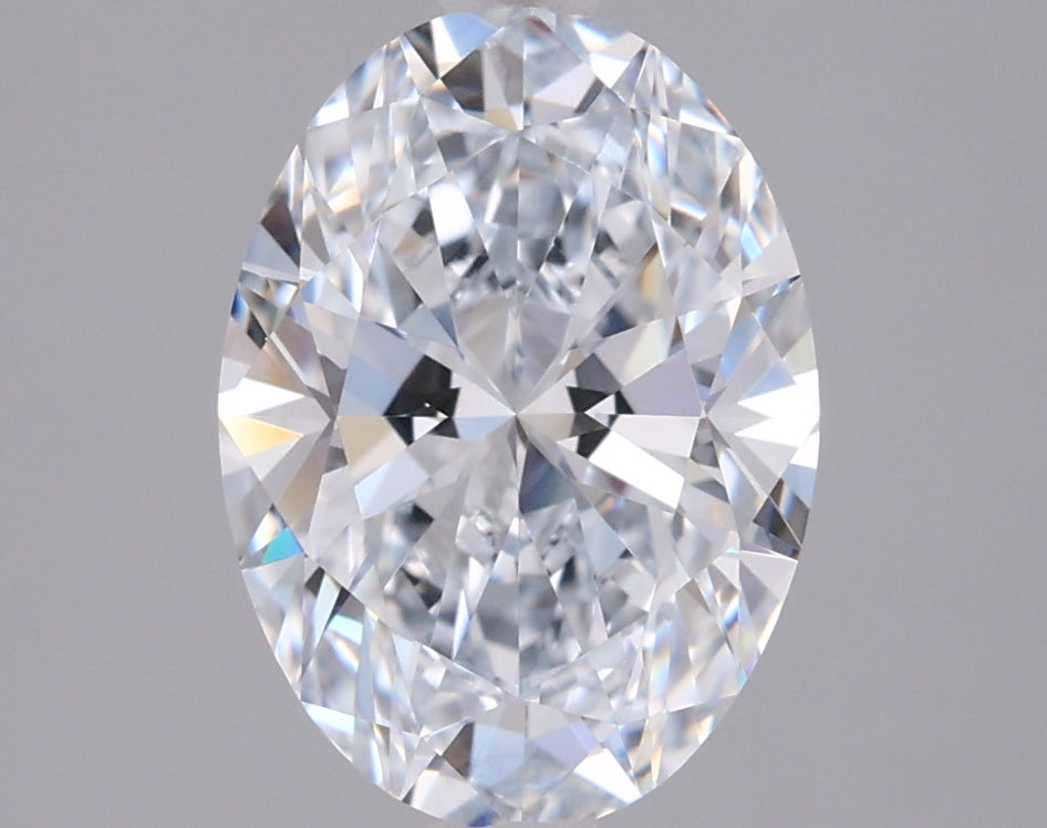 2.04 Carat Oval Shaped, Ideal Cut, E Color, VVS1 Clarity, IGI Certified Lab Grown Diamond