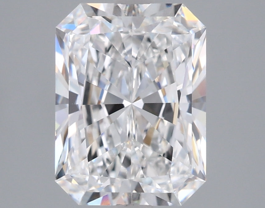 2.09 Carat Radiant Shaped, Ideal Cut, E Color, VVS1 Clarity, IGI Certified Lab Grown Diamond