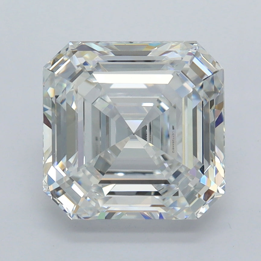 3.05 Carat Asscher Shaped, Ideal Cut, D Color, VVS1 Clarity, IGI Certified Lab Grown Diamond