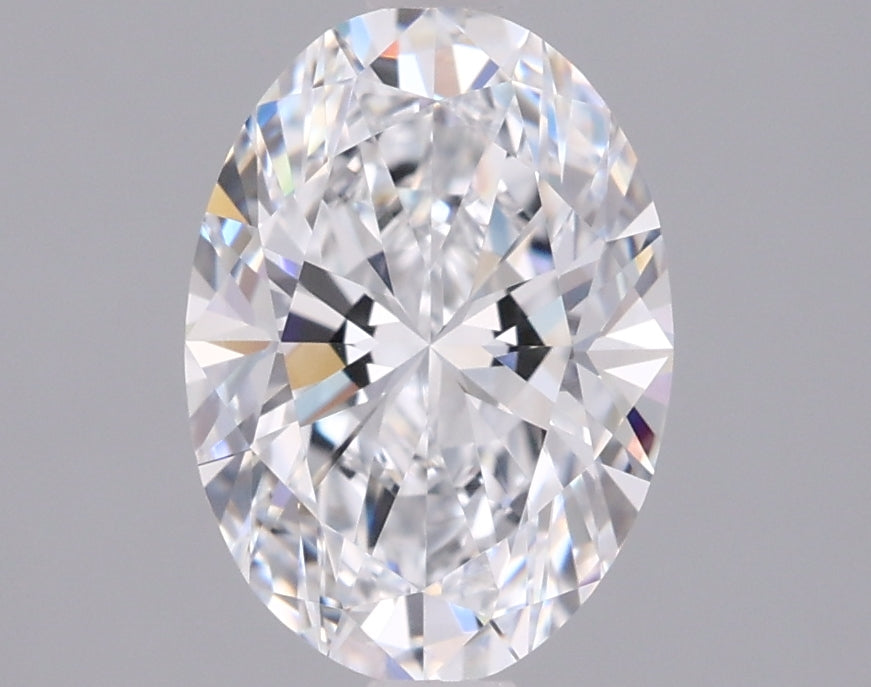 1.56 Carat Oval Shaped, Ideal Cut, D Color, VVS1 Clarity, IGI Certified Lab Grown Diamond