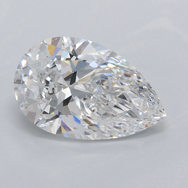 1.01 Carat Pear Shaped, Excellent Cut, D Color, VVS1 Clarity, IGI Certified Lab Grown Diamond