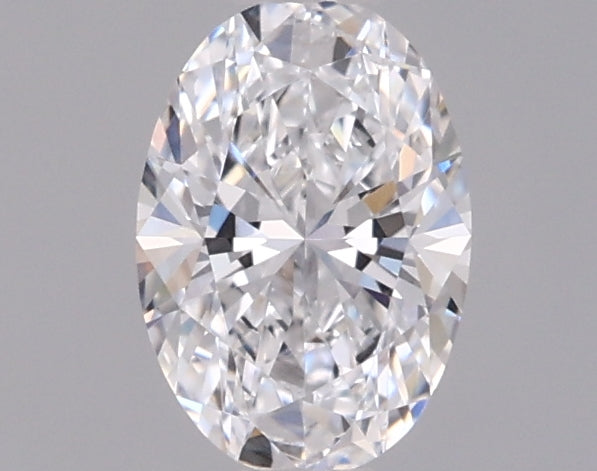 0.50 Carat Oval Shaped, Ideal Cut, D Color, VVS2 Clarity, IGI Certified Lab Grown Diamond