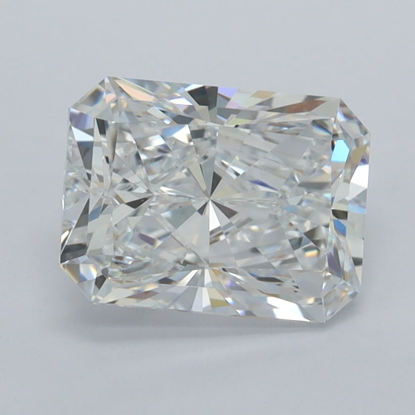 2.01 Carat Radiant Shaped, Ideal Cut, D Color, VVS1 Clarity, IGI Certified Lab Grown Diamond