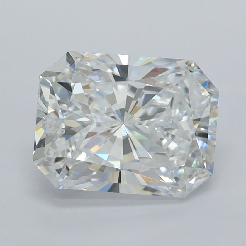 2.01 Carat Radiant Shaped, Ideal Cut, D Color, VVS1 Clarity, IGI Certified Lab Grown Diamond