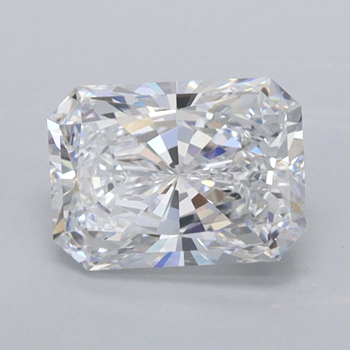 1.05 Carat Radiant Shaped, Ideal Cut, D Color, VVS2 Clarity, IGI Certified Lab Grown Diamond