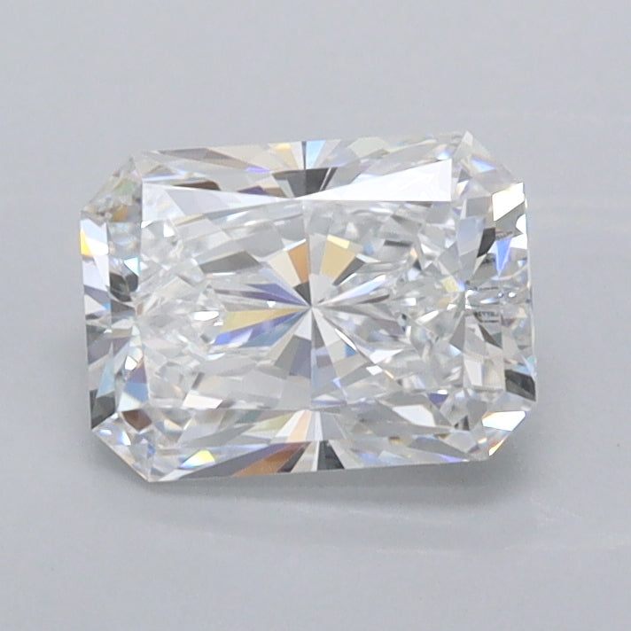 1.05 Carat Radiant Shaped, Ideal Cut, D Color, VVS2 Clarity, IGI Certified Lab Grown Diamond