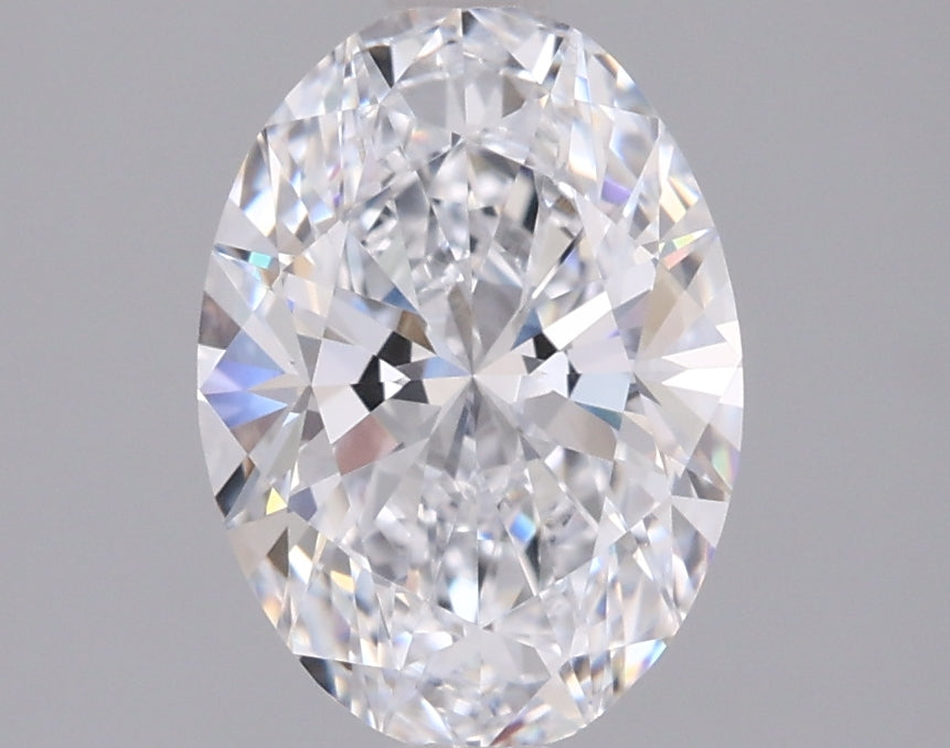 1.54 Carat Oval Shaped, Ideal Cut, D Color, VVS1 Clarity, IGI Certified Lab Grown Diamond