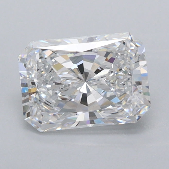 1.04 Carat Radiant Shaped, Ideal Cut, D Color, VVS2 Clarity, IGI Certified Lab Grown Diamond