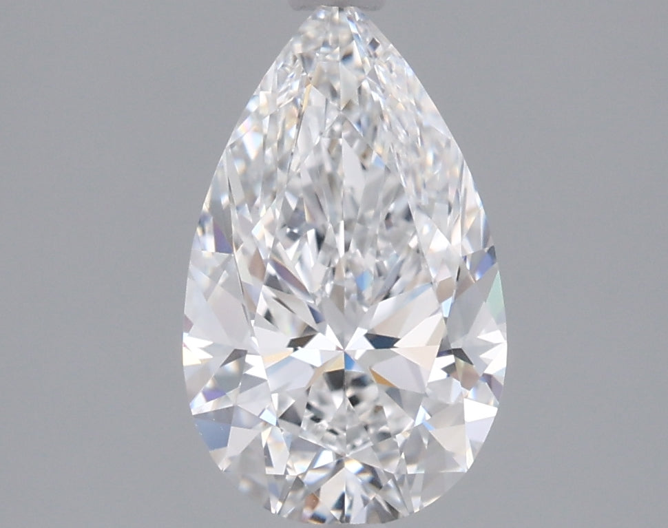 1.50 Carat Pear Shaped, Excellent Cut, D Color, VS1 Clarity, IGI Certified Lab Grown Diamond