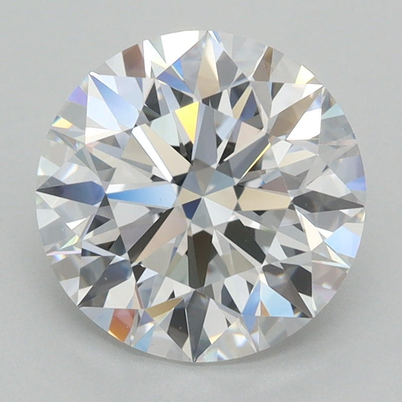 2.65 Carat Round Shaped, Ideal Cut, D Color, VVS1 Clarity, IGI Certified Lab Grown Diamond