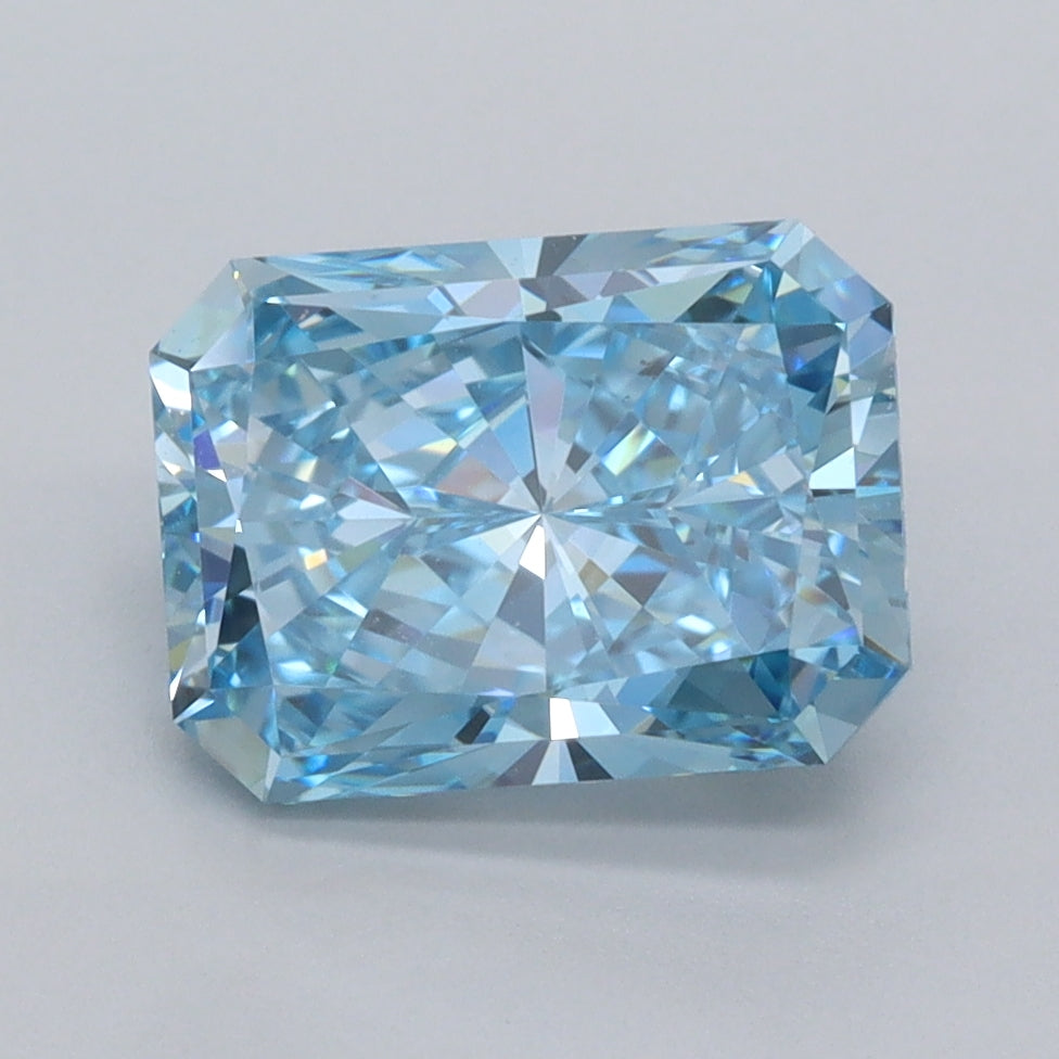 2.52 Carat Radiant Shaped, Excellent Cut, VS1 Clarity, IGI Certified Lab Grown Diamond