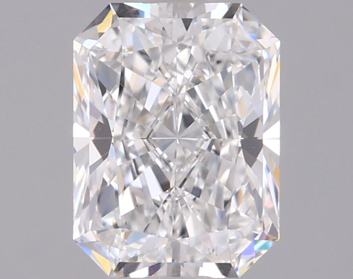 1.51 Carat Radiant Shaped, Ideal Cut, D Color, VVS2 Clarity, IGI Certified Lab Grown Diamond
