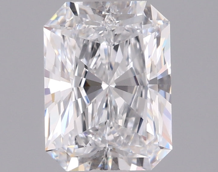 1.50 Carat Radiant Shaped, Ideal Cut, D Color, VVS2 Clarity, IGI Certified Lab Grown Diamond