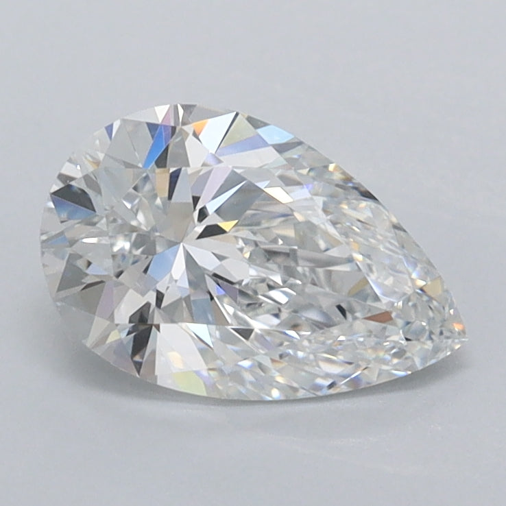 1.03 Carat Pear Shaped, Excellent Cut, E Color, VVS1 Clarity, IGI Certified Lab Grown Diamond