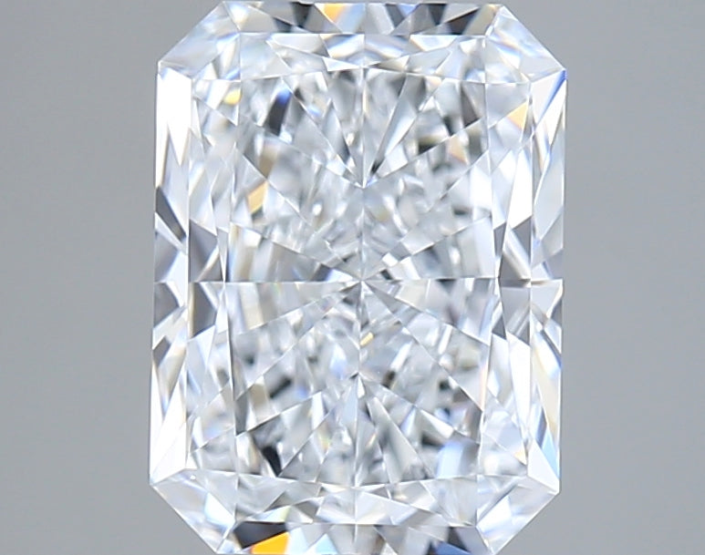 2.06 Carat Radiant Shaped, Ideal Cut, E Color, VVS1 Clarity, IGI Certified Lab Grown Diamond