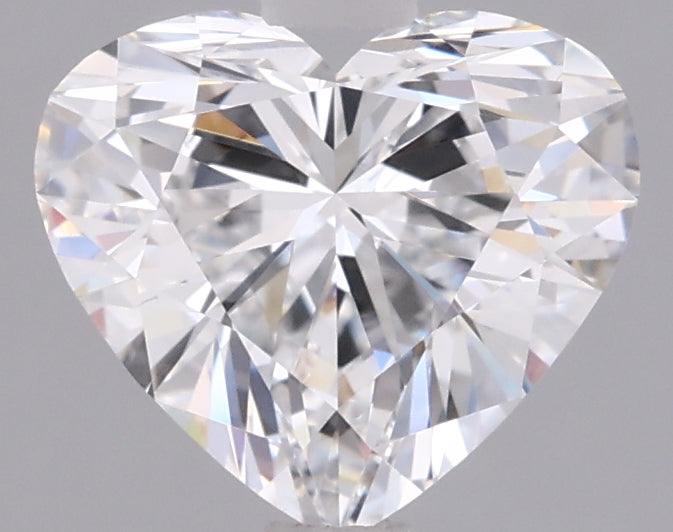1.51 Carat Heart Shaped, Ideal Cut, D Color, VS1 Clarity, IGI Certified Lab Grown Diamond