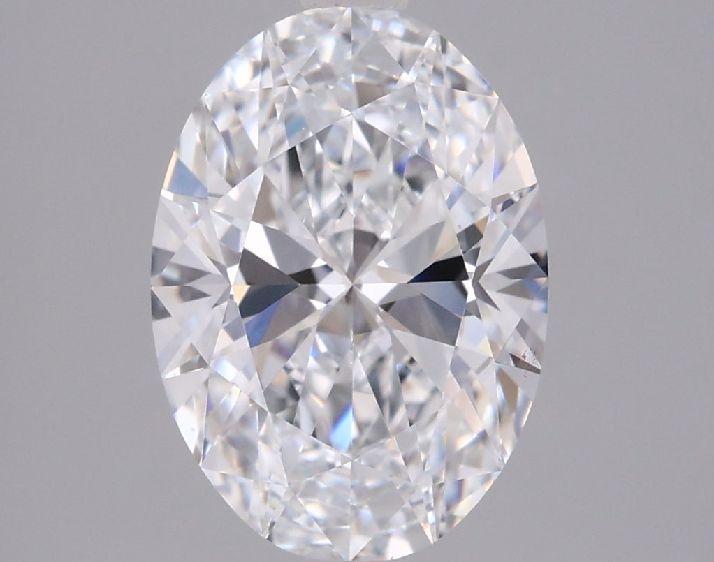 1.89 Carat Oval Shaped, Ideal Cut, E Color, VVS1 Clarity, IGI Certified Lab Grown Diamond
