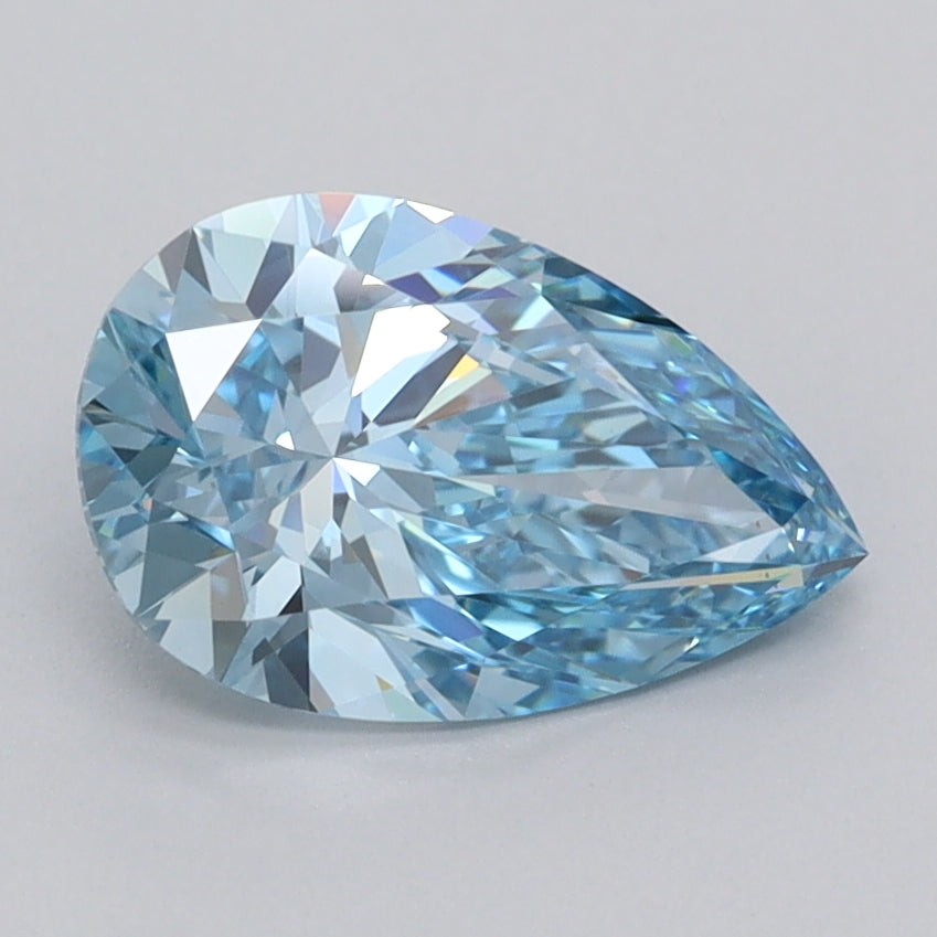 1.51 Carat Pear Shaped, Ideal Cut, VS1 Clarity, IGI Certified Lab Grown Diamond