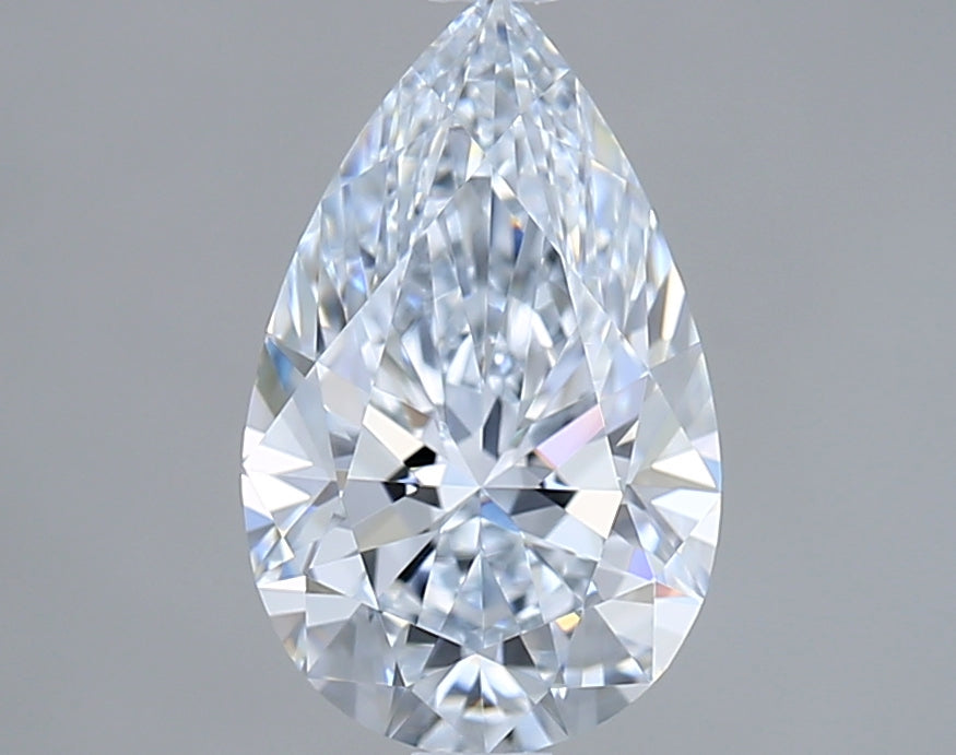 1.51 Carat Pear Shaped, Ideal Cut, F Color, VVS1 Clarity, IGI Certified Lab Grown Diamond