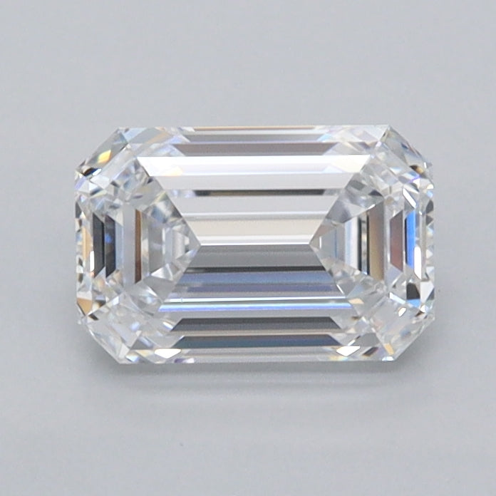 1.03 Carat Emerald Shaped, Ideal Cut, D Color, FL Clarity, IGI Certified Lab Grown Diamond
