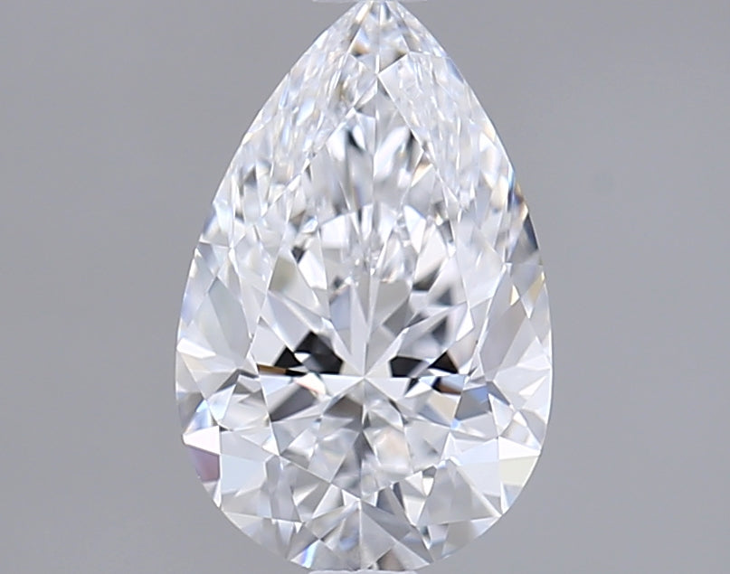 1.50 Carat Pear Shaped, Ideal Cut, D Color, VVS1 Clarity, IGI Certified Lab Grown Diamond