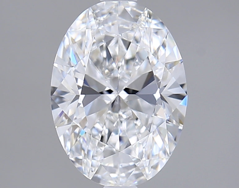 2.04 Carat Oval Shaped, Ideal Cut, D Color, VVS2 Clarity, IGI Certified Lab Grown Diamond
