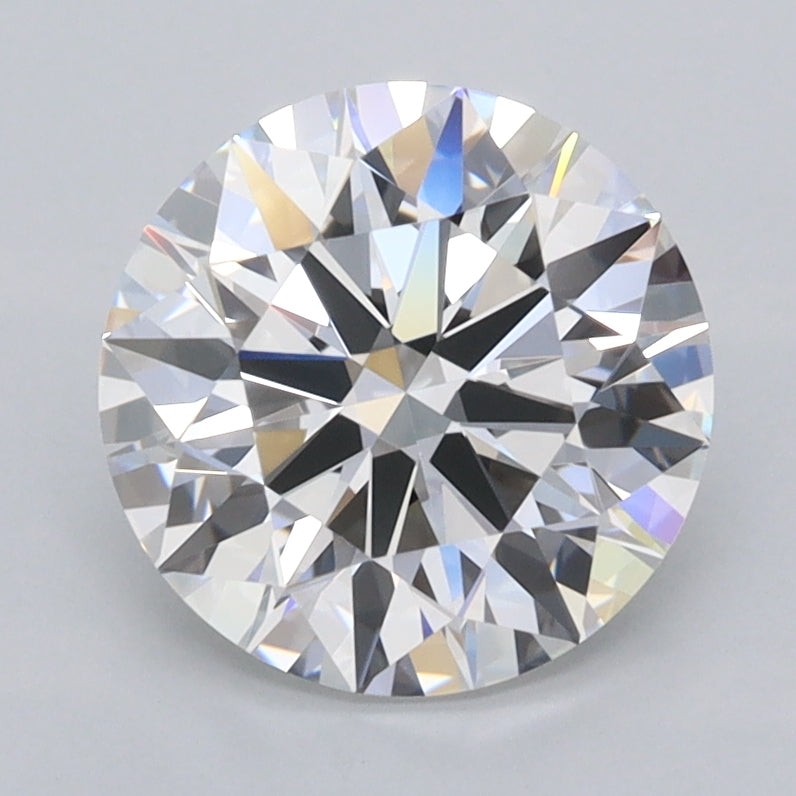 2.14 Carat Round Shaped, Ideal Cut, D Color, VVS1 Clarity, IGI Certified Lab Grown Diamond