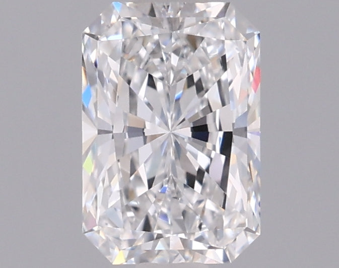 1.04 Carat Radiant Shaped, Excellent Cut, D Color, VVS2 Clarity, IGI Certified Lab Grown Diamond