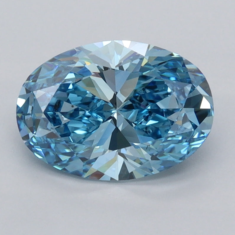 1.50 Carat Oval Shaped, Ideal Cut, VVS2 Clarity, IGI Certified Lab Grown Diamond
