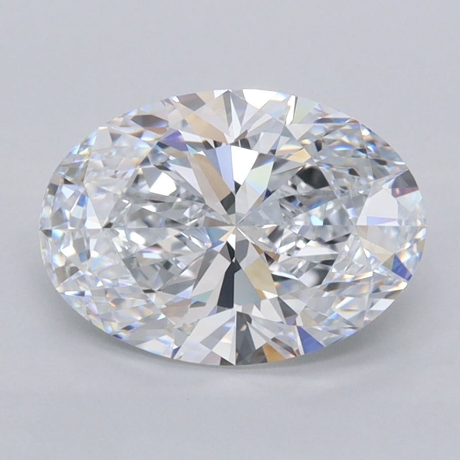 2.18 Carat Oval Shaped, Ideal Cut, D Color, VVS1 Clarity, IGI Certified Lab Grown Diamond