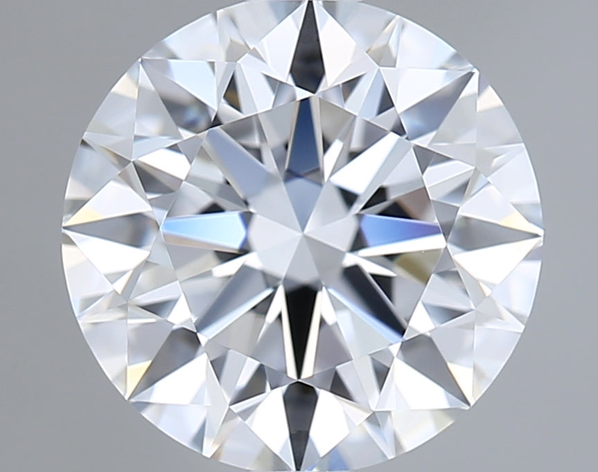 1.74 Carat Round Shaped, Ideal Cut, D Color, VVS1 Clarity, IGI Certified Lab Grown Diamond