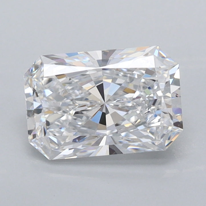 1.02 Carat Radiant Shaped, Excellent Cut, D Color, VVS2 Clarity, IGI Certified Lab Grown Diamond